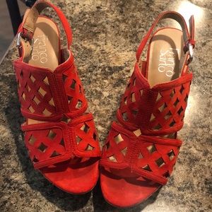 Women’s Red Wedges - size 8.5